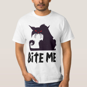 BITE ME, Angry Cat T-shirts
