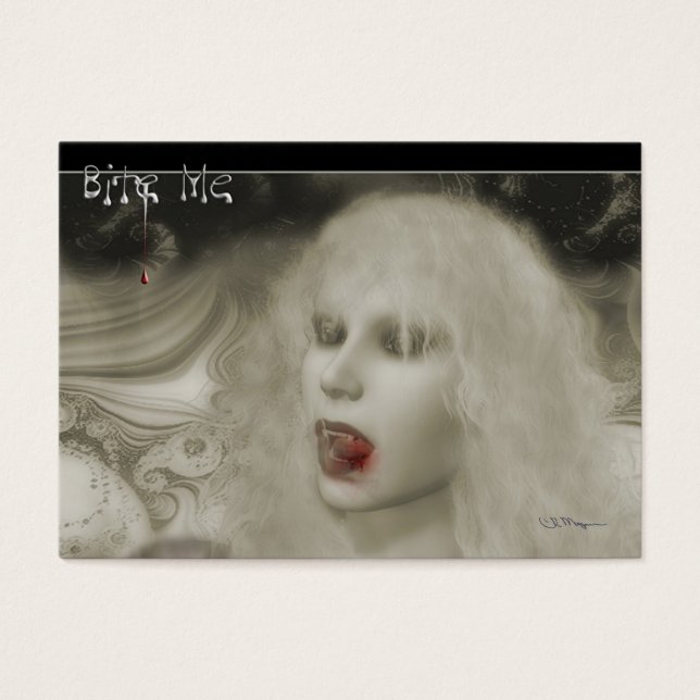 Bite Me - Artist Trading Cards (Front)