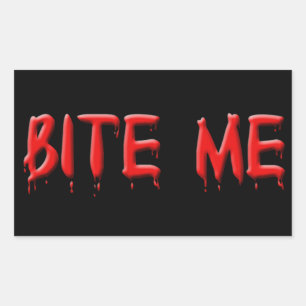 Bite Me Blood Stickers