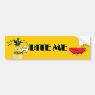 Bite Me Bumper Sticker