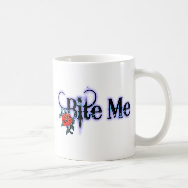 Bite Me Coffee Mug (Right)