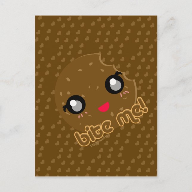 Bite Me! cookie edition Postcard (Front)