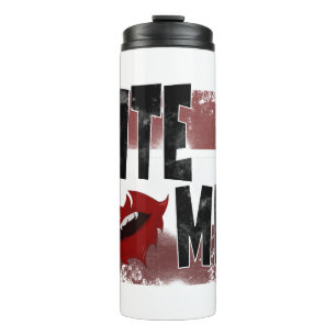 Bite me - Cool Quote - Halloween - Bat Thermal Tumbler