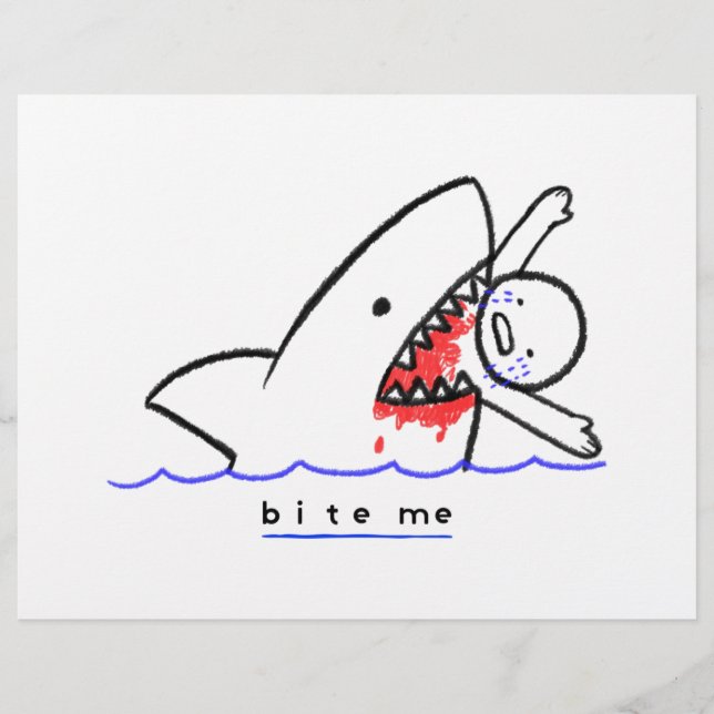 Bite Me Custom Letterhead (Front)