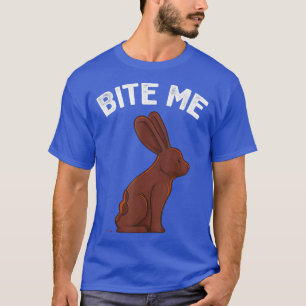 Bite Me Easter Bunny Funny Joke Meme Men Women Kid T-Shirt