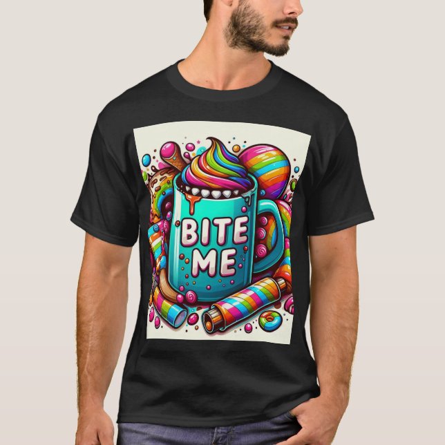 BITE ME - EXPRESS YOUR FEELINGS T-Shirt (Front)