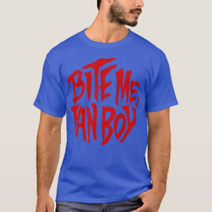 Bite me fan boy lobos back T-Shirt