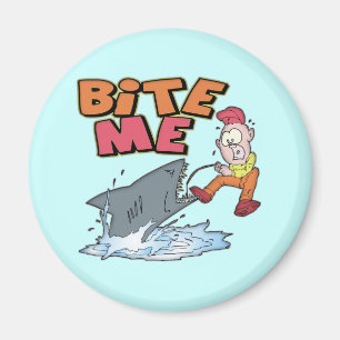 Bite Me Fishing T-shirts and Gifts Magnet