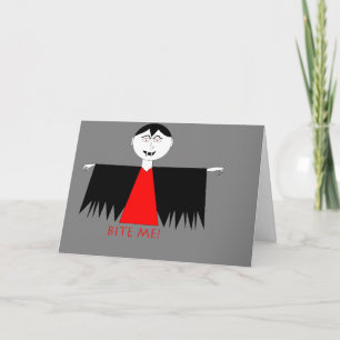"Bite Me" Get Well Card