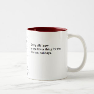 "Bite Me Holidays" Holiday Mug