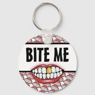 Bite Me Keychain