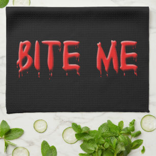 Bite Me Kitchen Towel