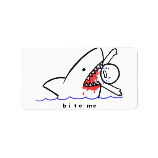 Bite Me Label (Front)