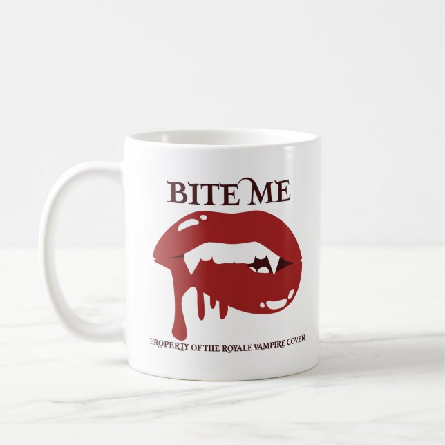 Bite Me Mug (Left)