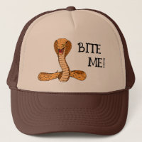 Bite Me Reptile Cobra Cartoon Snake
