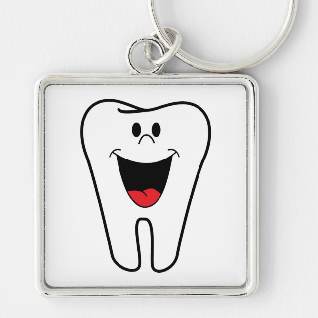 "BITE ME" TOOTH KEY RING (Front)