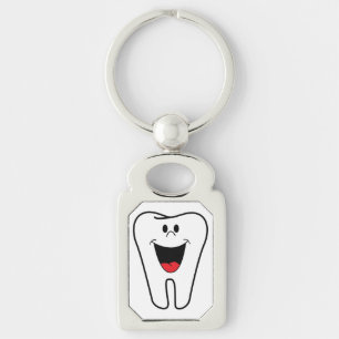 "BITE ME" TOOTH KEY RING