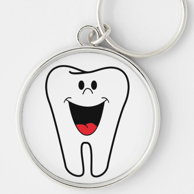 "BITE ME" TOOTH KEY RING (Front)