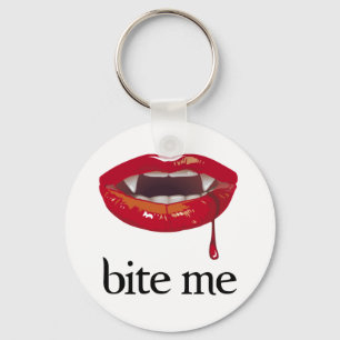 Bite Me Vampire Key Ring