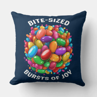 Bite-sized Bursts of Joy Cushion