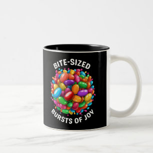 Bite-sized Bursts of Joy Two-Tone Coffee Mug