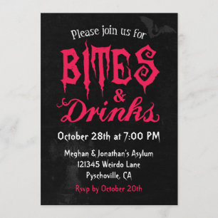 Bites & Drinks Invitation