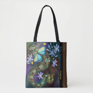 Bitis Nasicornis Butterfly Viper Tote Bag