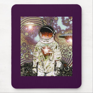 Bits of Space - Astronaut -V- Mouse Pad
