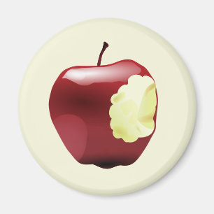Bitten Apple Magnet