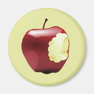Bitten Apple Magnet