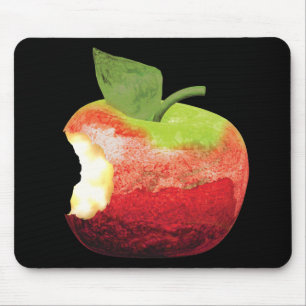 Bitten Apple Mouse Pad