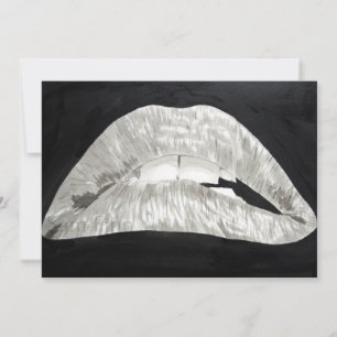 Bitten Lips Invitation