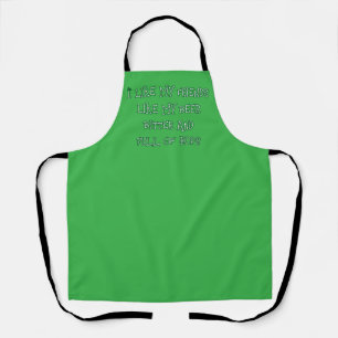 Bitter Beer Wanted Here  Apron