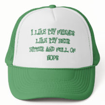 Bitter Beer Wanted Here Trucker Hat 
