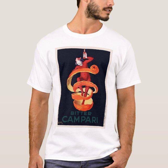 Bitter Campari by Cappiello T-Shirt (Front)