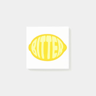 Bitter Lemon Post-it Notes