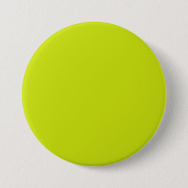 Bitter lemon  (solid colour)  7.5 cm round badge (Front)