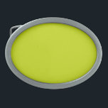 Bitter lemon  (solid colour)  belt buckle<br><div class="desc">Bitter lemon  (solid colour)</div>