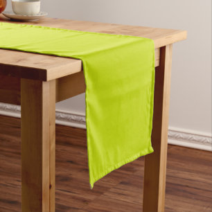 Bitter lemon (solid colour) medium table runner