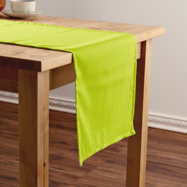 Bitter lemon  (solid colour)  medium table runner (In Situ)