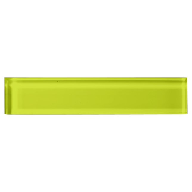 Bitter lemon  (solid colour)  nameplate (Front)