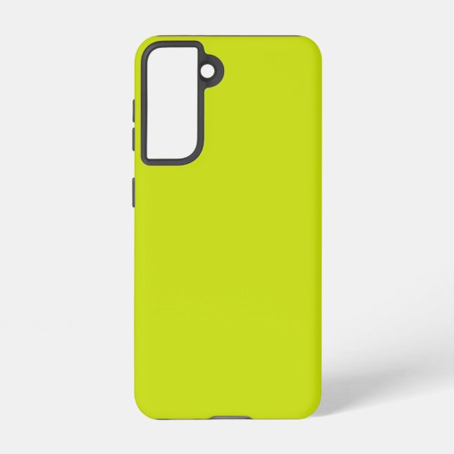 Bitter lemon  (solid colour)  samsung galaxy s21 case (Back)