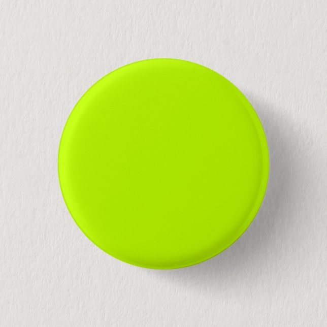 Bitter Lime Solid Colour 3 Cm Round Badge (Front)