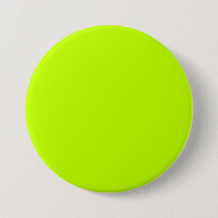 Bitter lime (solid colour) 7.5 cm round badge