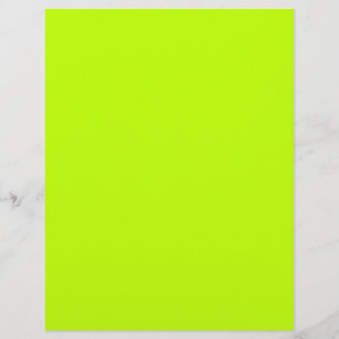 Bitter lime (solid colour) custom letterhead