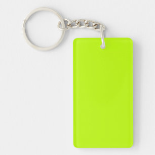 Bitter lime (solid colour)  key ring