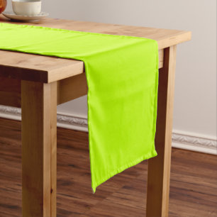 Bitter lime (solid colour)  short table runner
