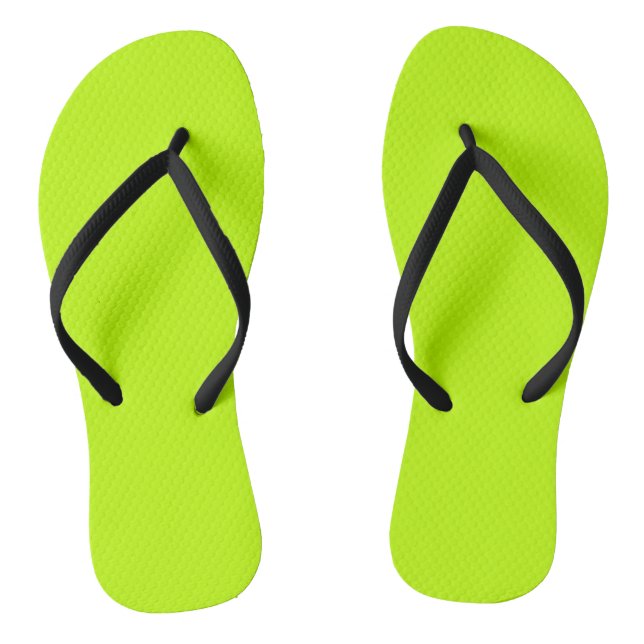 Bitter lime (solid colour)  thongs (Footbed)