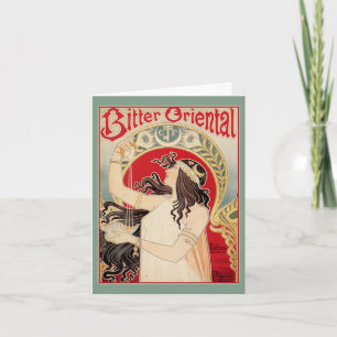 Bitter Oriental (Teal) Holiday Card