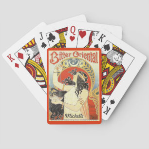 "Bitter Oriental" Vintage Ad playing cards